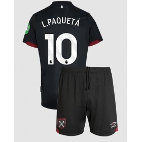 Dětské fotbalový komplet West Ham United Lucas Paqueta #10 Venkovní košile 2024-25 Krátkým Rukávem